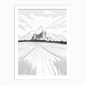 Castle In Scotland Art Print