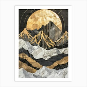 Mountain Range 3 Art Print