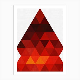 Triangle geometry 7 Art Print