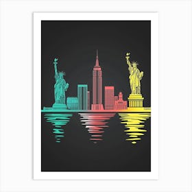 New York City Skyline 7 Art Print