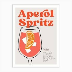 Aperol Spritz Art Print