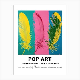 Poster Feathers Pop Art 2 Art Print