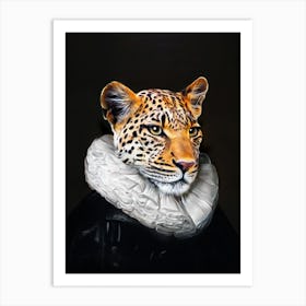 Trustful Tobias The Leopard Pet Portraits Art Print