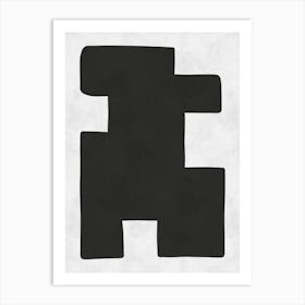 Black and white modernity 1 Art Print