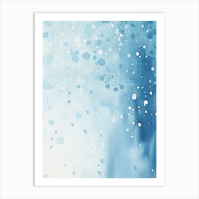 Water Droplet Background Art Print