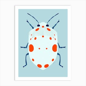 Cute beetle Art Print