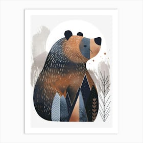 Bear In The Forest 4 Art Print