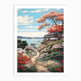 Ishigaki Island In Okinawa, Ukiyo E Drawing 3 Art Print