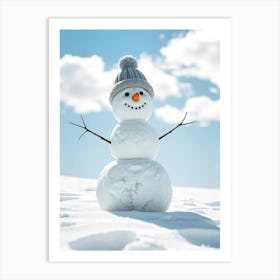 Snowman 4 Art Print