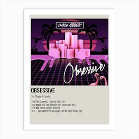 Obsessive By Chase Atlantic Poster 1 Art Print