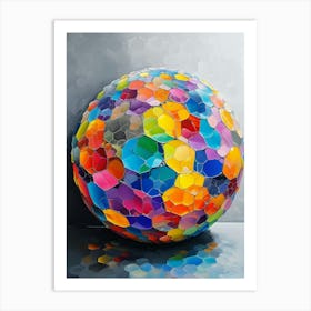 Colorful Ball Art Print