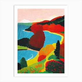 Atlantic Islands Of Galicia National Park 1 Spain Abstract Colourful Art Print