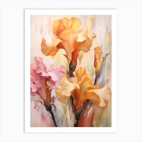 Fall Flower Painting Gladiolus 3 Art Print