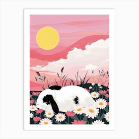 Bunny In The Meadow 1 Art Print