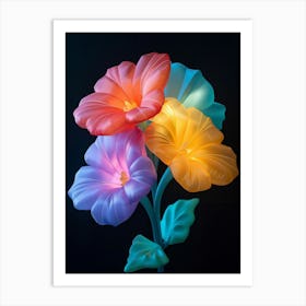 Bright Inflatable Flowers Nasturtium 1 Art Print