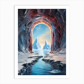 Snow Cave Art Print