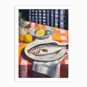 Haddock Still Life Painting Art Print