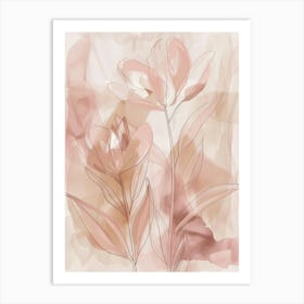 Watercolor Flowers 58 Art Print