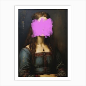 Modern Mona Lisa Art Print