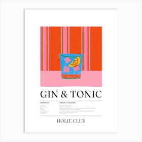 Gin & Tonic Art Print