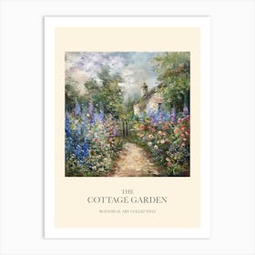 Flower Symphony Cottage Garden Poster 16 Art Print