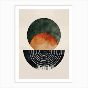 Cayley Bauhaus Mid Century Art Print