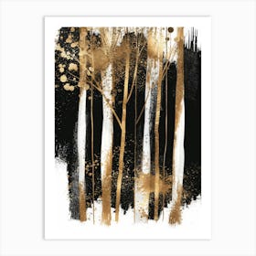 Black And Gold Canvas Print 42 Art Print