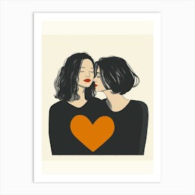 Angela S Love Story 9 Art Print