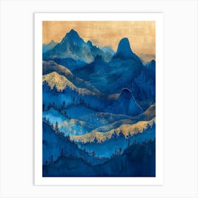 Chinese Mountains 21 Art Print