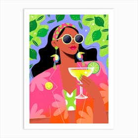 Sunshine And Margarita Art Print
