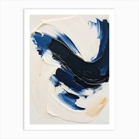 'Blue And White' 1 Art Print