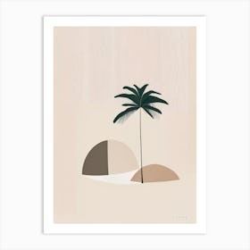 Palawan Philippines Simplistic Tropical Destination Art Print