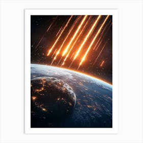 Spaceships And Rockets Art Print