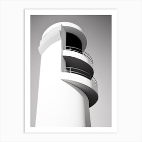 Faro, Portugal, Photography In Black And White 2 Art Print