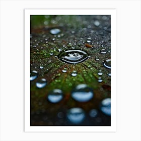 Water Droplet Art Print