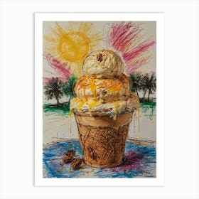 Ice Cream Cone 19 Art Print