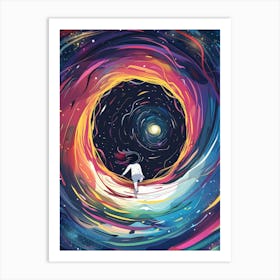 Swirling Vortex 1 Art Print