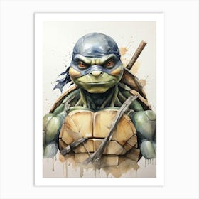 Teenage Mutant Ninja Turtle 2 Art Print