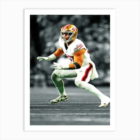 Nick Bosa Of The San Francisco 49ers Art Print