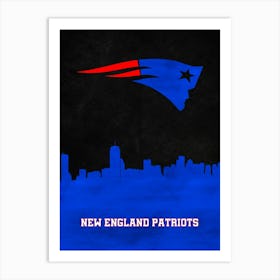 New England Patriots 4 Art Print