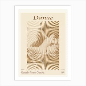 Danae – Alexandre Jacques Chantron (1891) Art Print