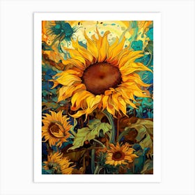 Sunflower Garden Art Print