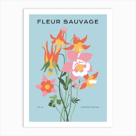 Fleur Sauvage Wild Flowers Art Print Art Print