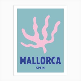 Mallorca, Spain, Graphic Style Poster 5 Art Print