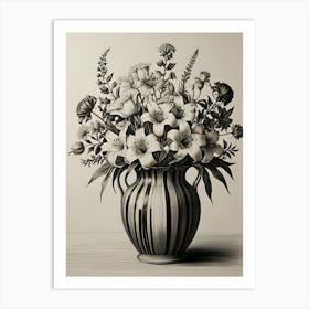 Flowers In A Vase 4 Art Print