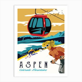 Aspen, Colorado Mountains Art Print