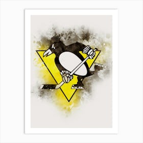 Pittsburgh Penguins Watercolor Art Print