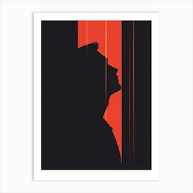 Man In The Red Coat Art Print