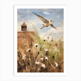 Bird Painting Chimney Swift 1 Art Print