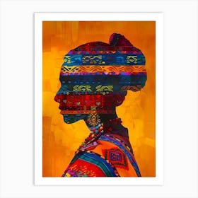 Portrait Of A Woman 5 Art Print